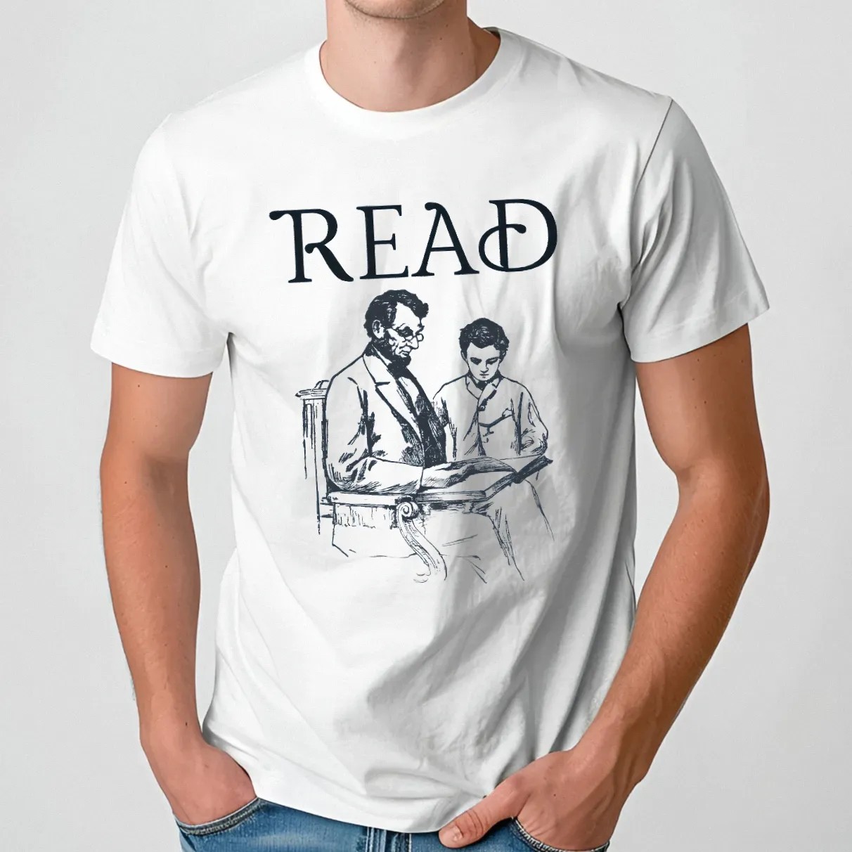 Abraham Lincoln Read T Shirt