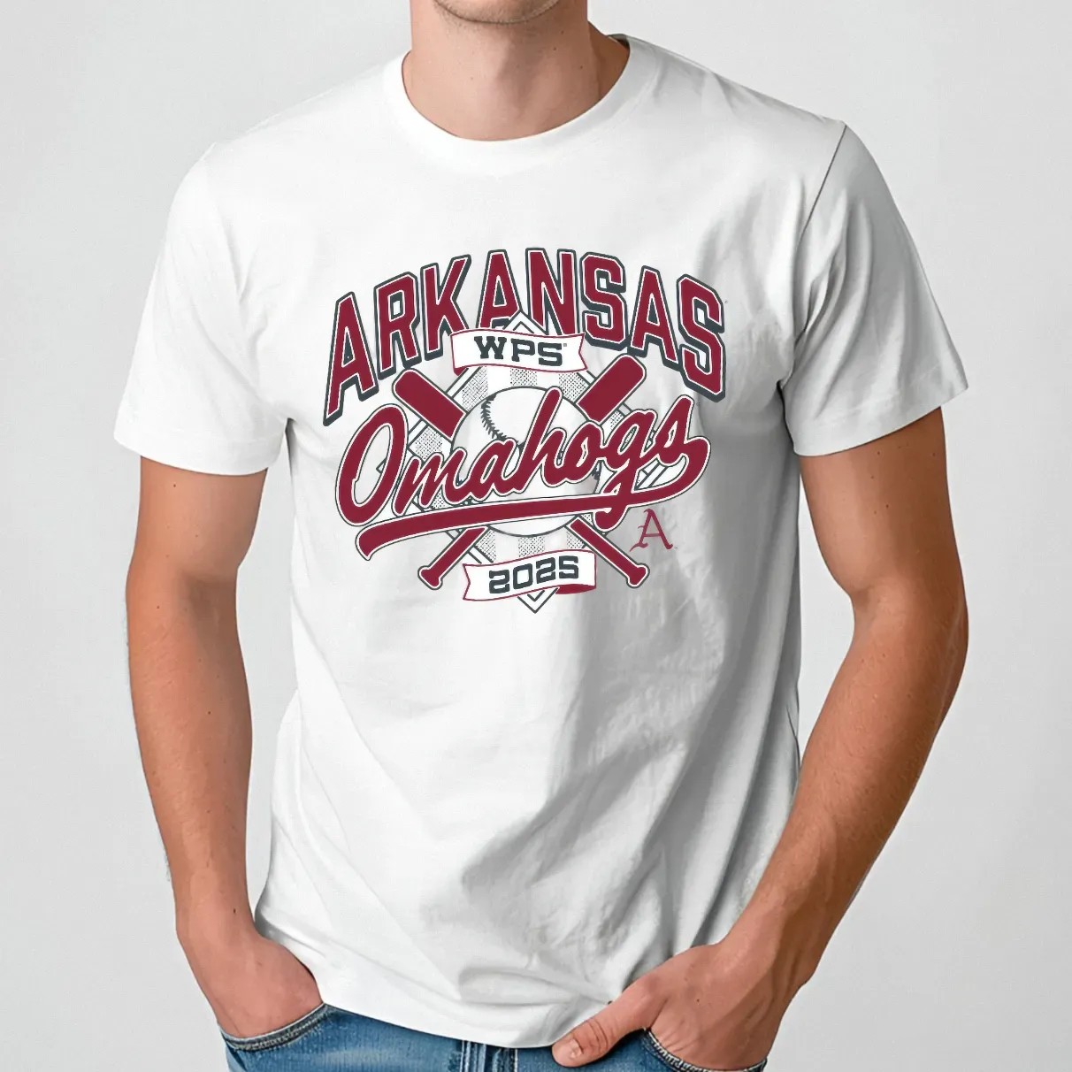 Arkansas Razorbacks Omahogs 2025 WPS T Shirt