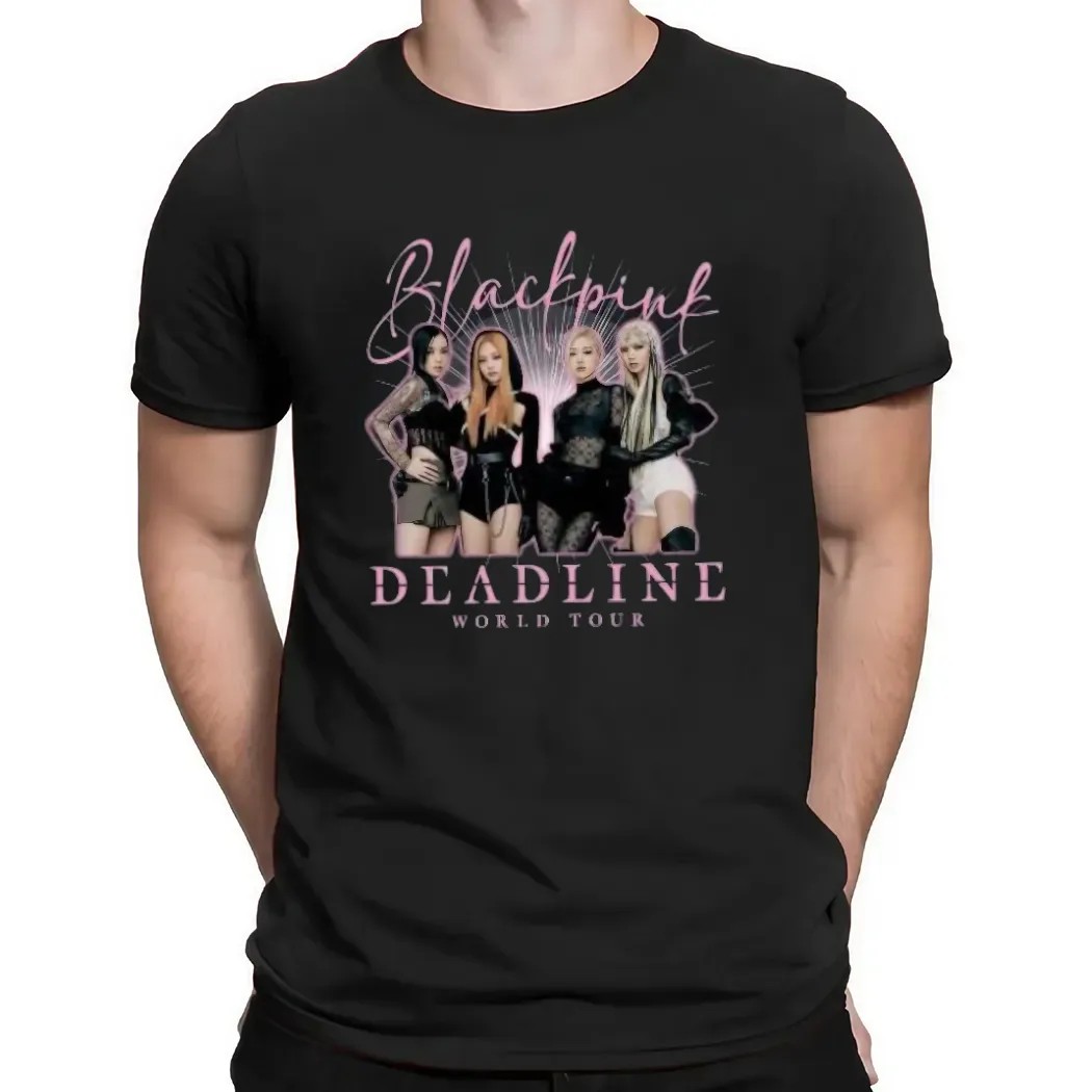BLACKPINK Deadline 2025 World Tour Merch T Shirt