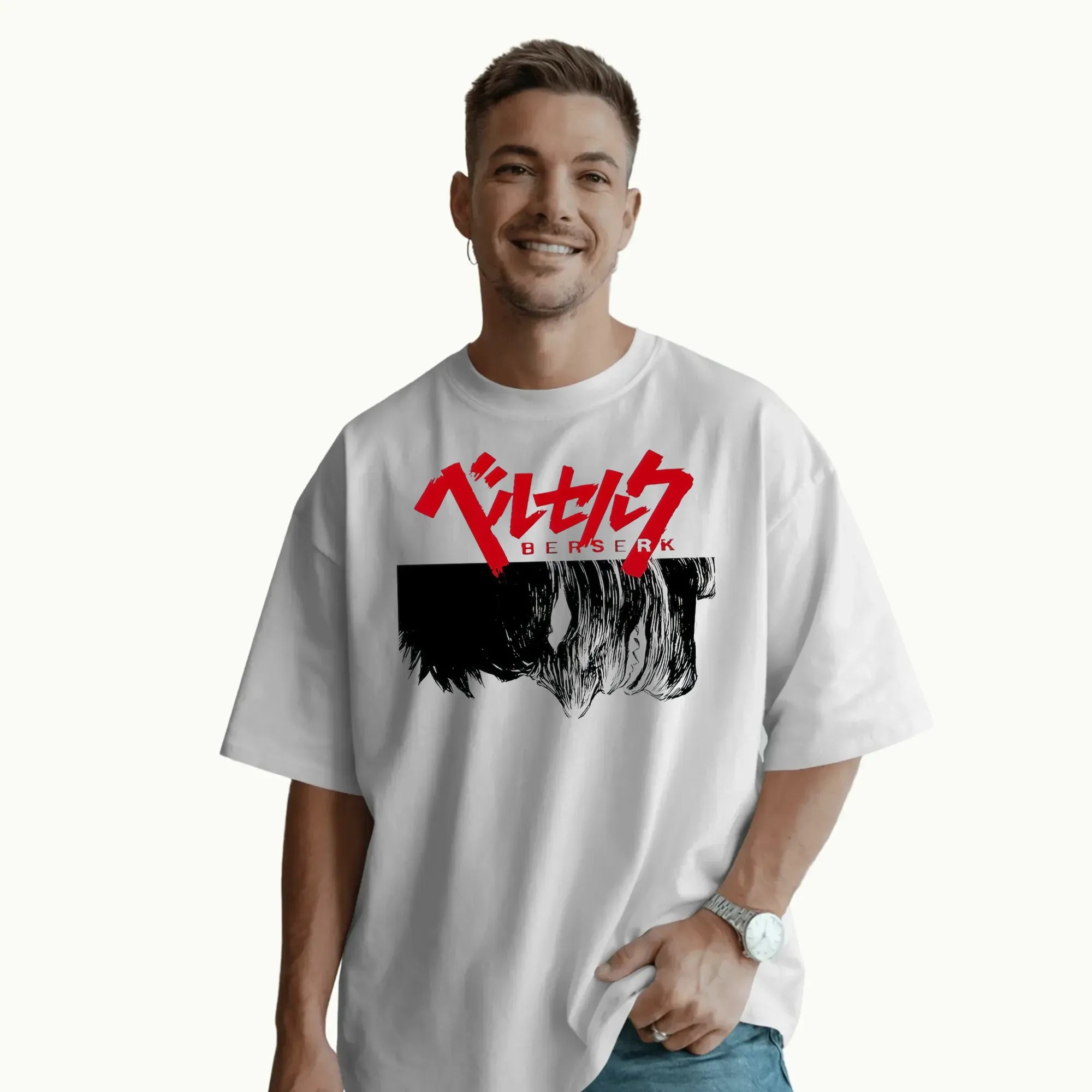 Berserk Shadow Guts Manga Panel T Shirt