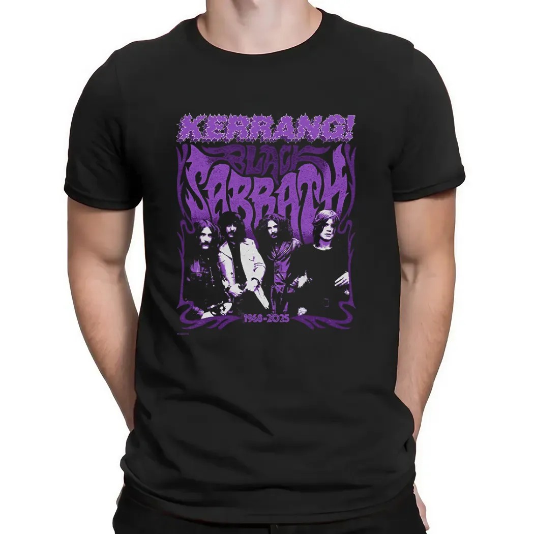 Black Sabbath With Kerrang On 1968 2025 T Shirt