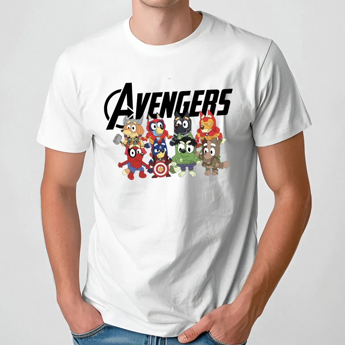 Bluey Avenger Marvel Super Heroes T Shirt