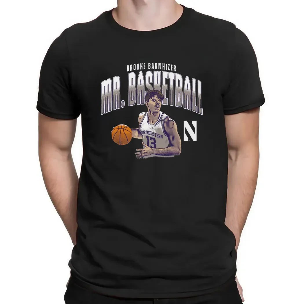 Brooks Barnhizer Northwestern Wildcats Mr. Basketball T Shirt