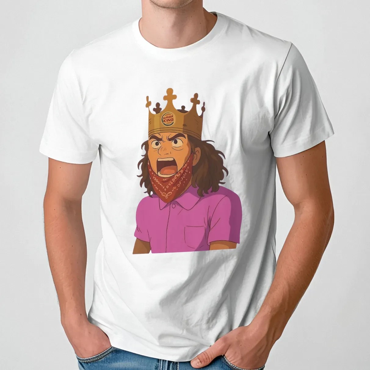 Burger King Guy Meme T Shirt