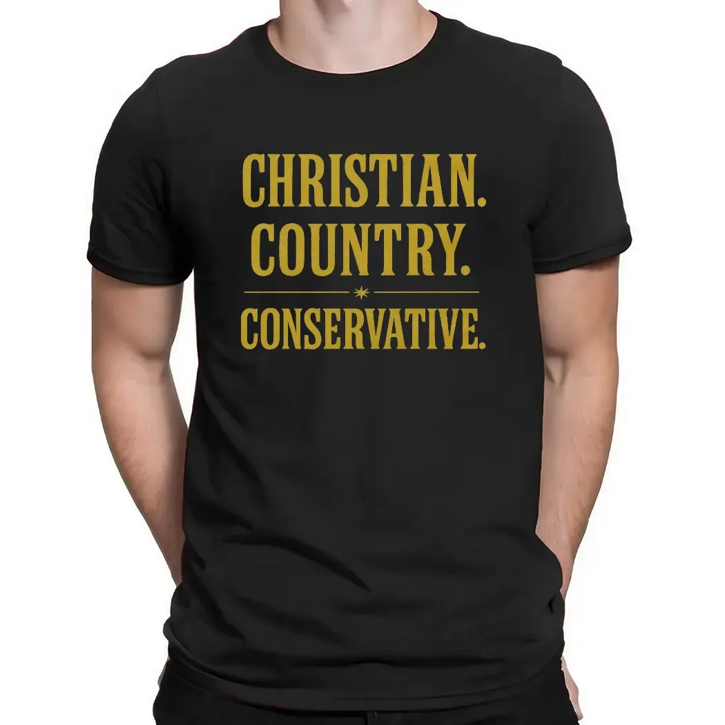 CHRISTIAN COUNTRY CONSERVATIVE Patriotic T Shirt