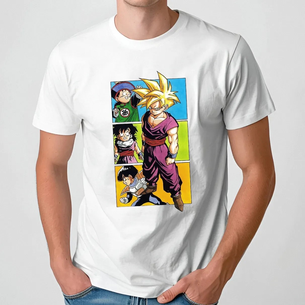 Camiseta Gohan Super Saiyajin Dragonballz Graphic T Shirt