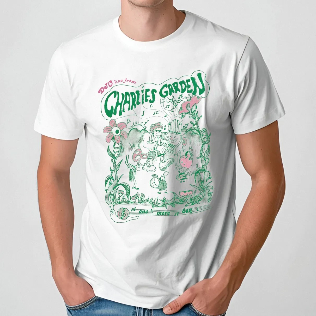 DJO Live From Charlies Garden Fan T Shirt