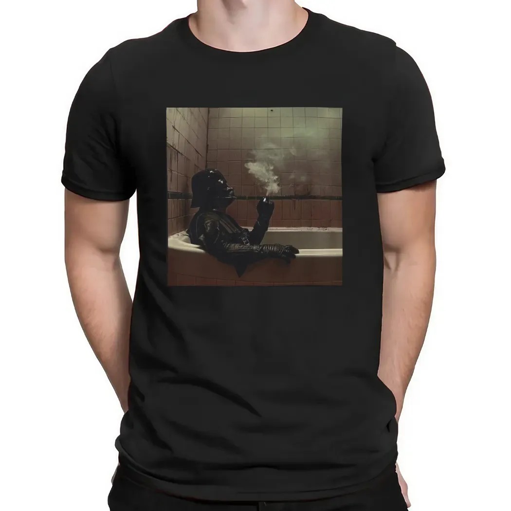 Darth Vader Smoking In Bathtub T Shirt