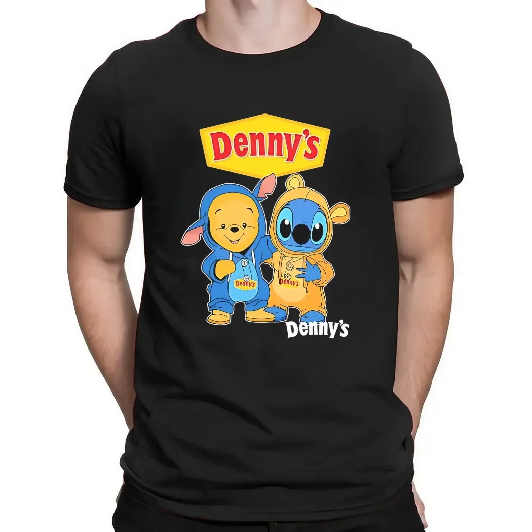 Denny’s Pooh And Stitch Friends Cosplay T Shirt
