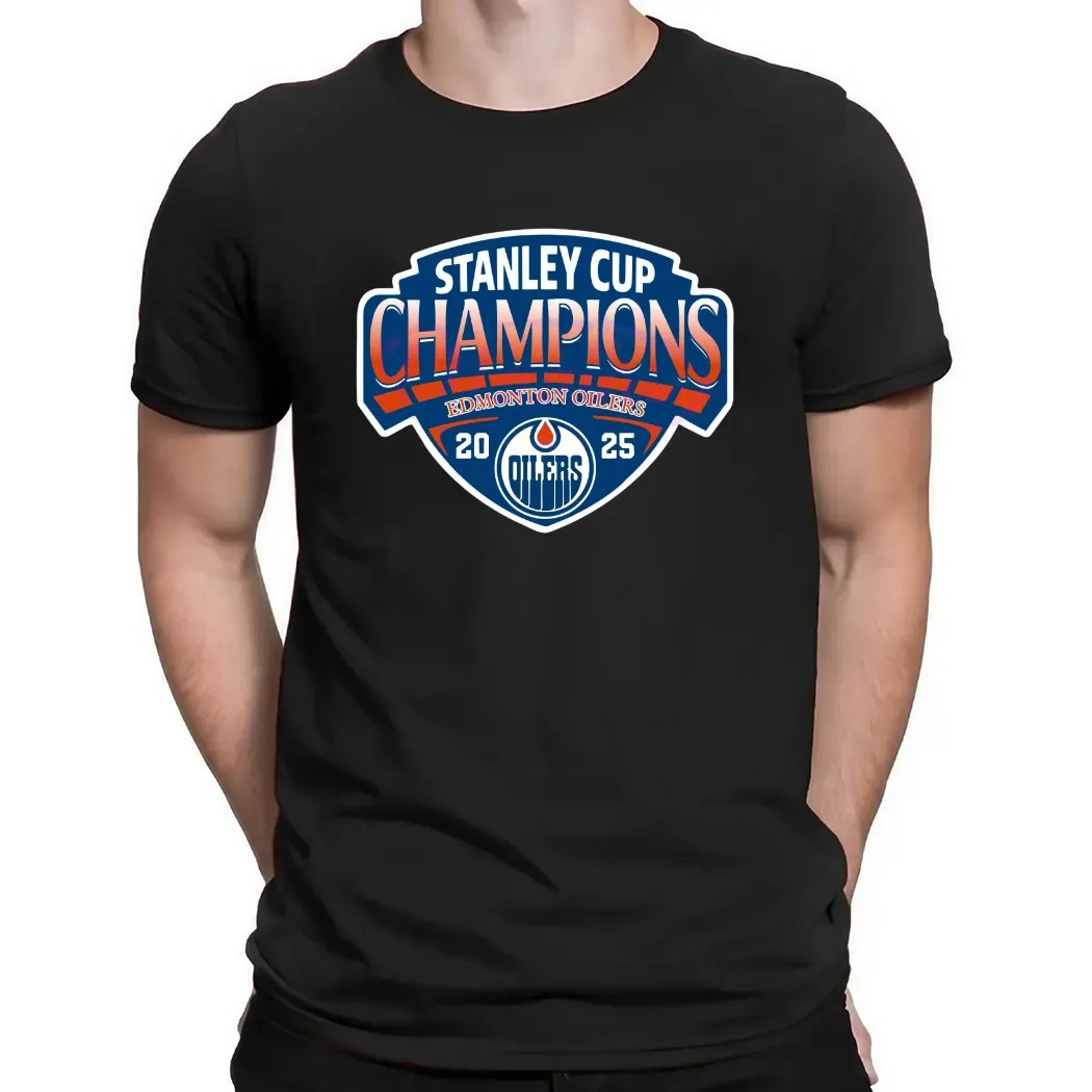 Edmonton Oilers Hockey 2025 Stanley Cup Champions T Shirt