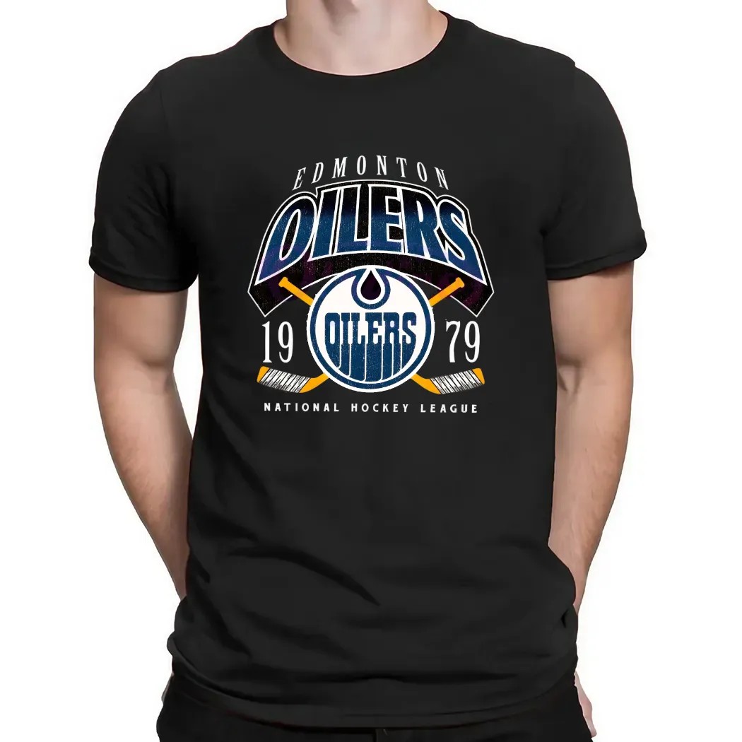 Edmonton Oilers Hockey Locker Room Retro 1979 T Shirt