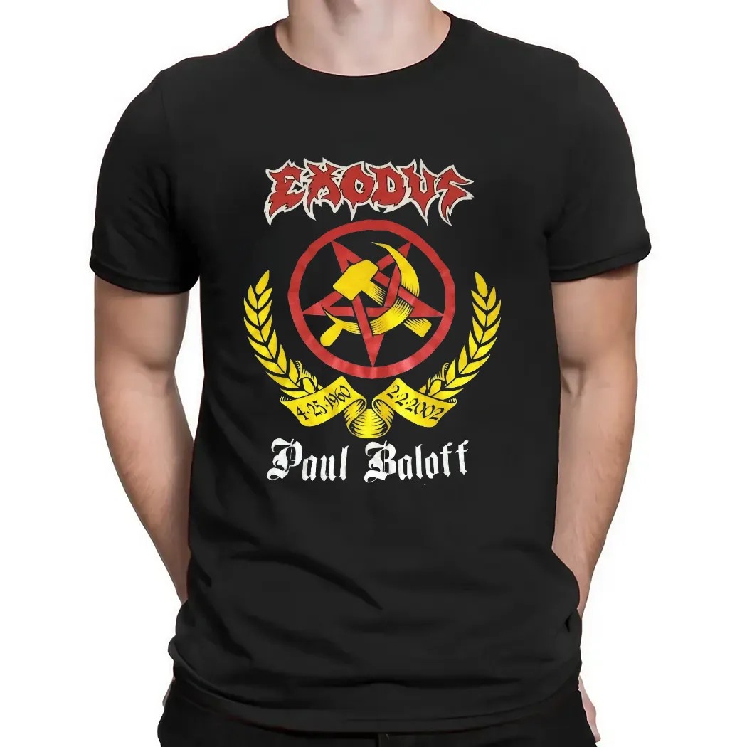Exodus Paul Baloff 1960 2002 T Shirt