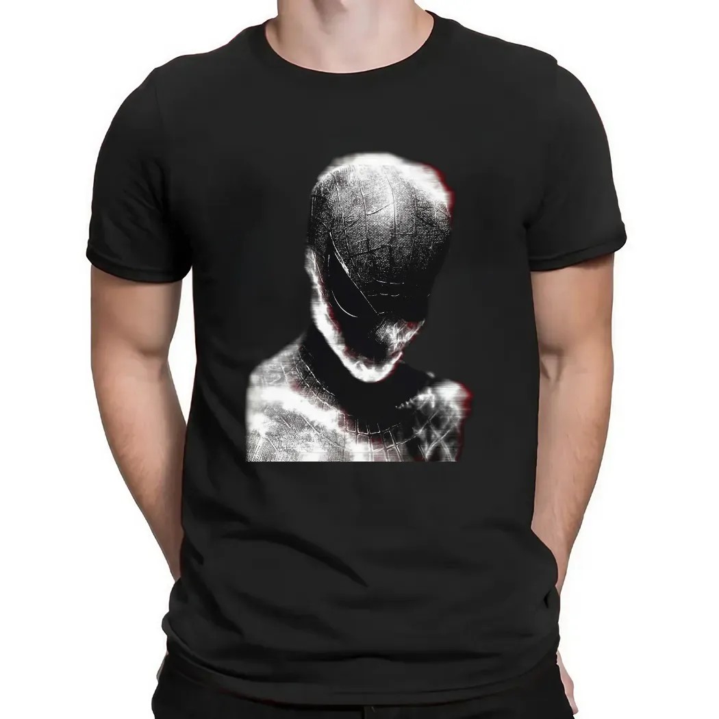 Glitch Spider Dark Venom Style Graphic T Shirt