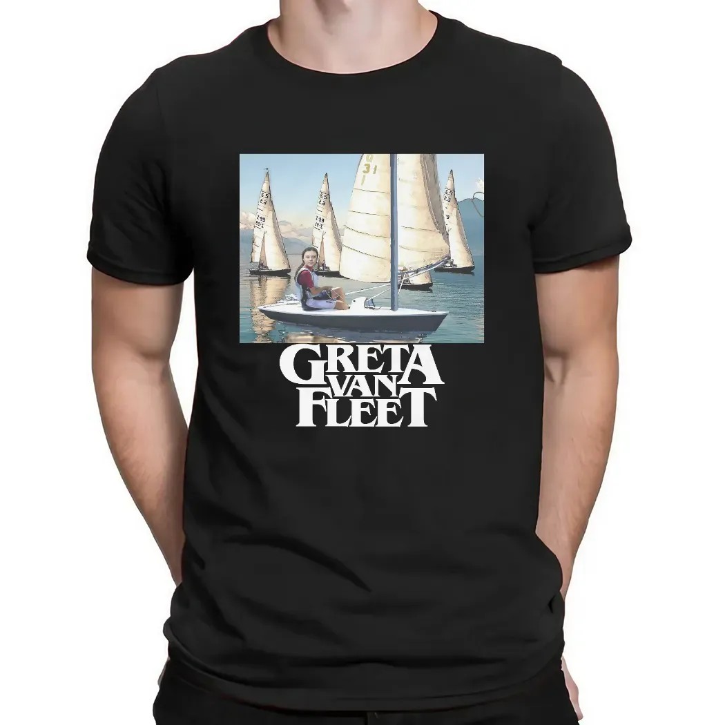 Greta Van Fleet Parody Sailboat T Shirt