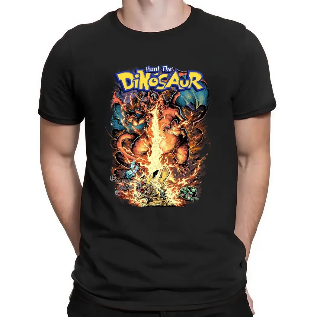 Hunt The Dinosaur Pokemon T Shirt