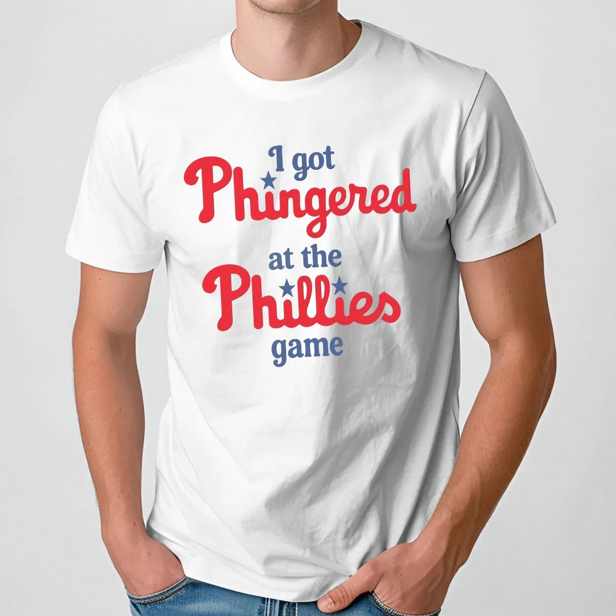 I Got Phingered At The Phillies Game T Shirt