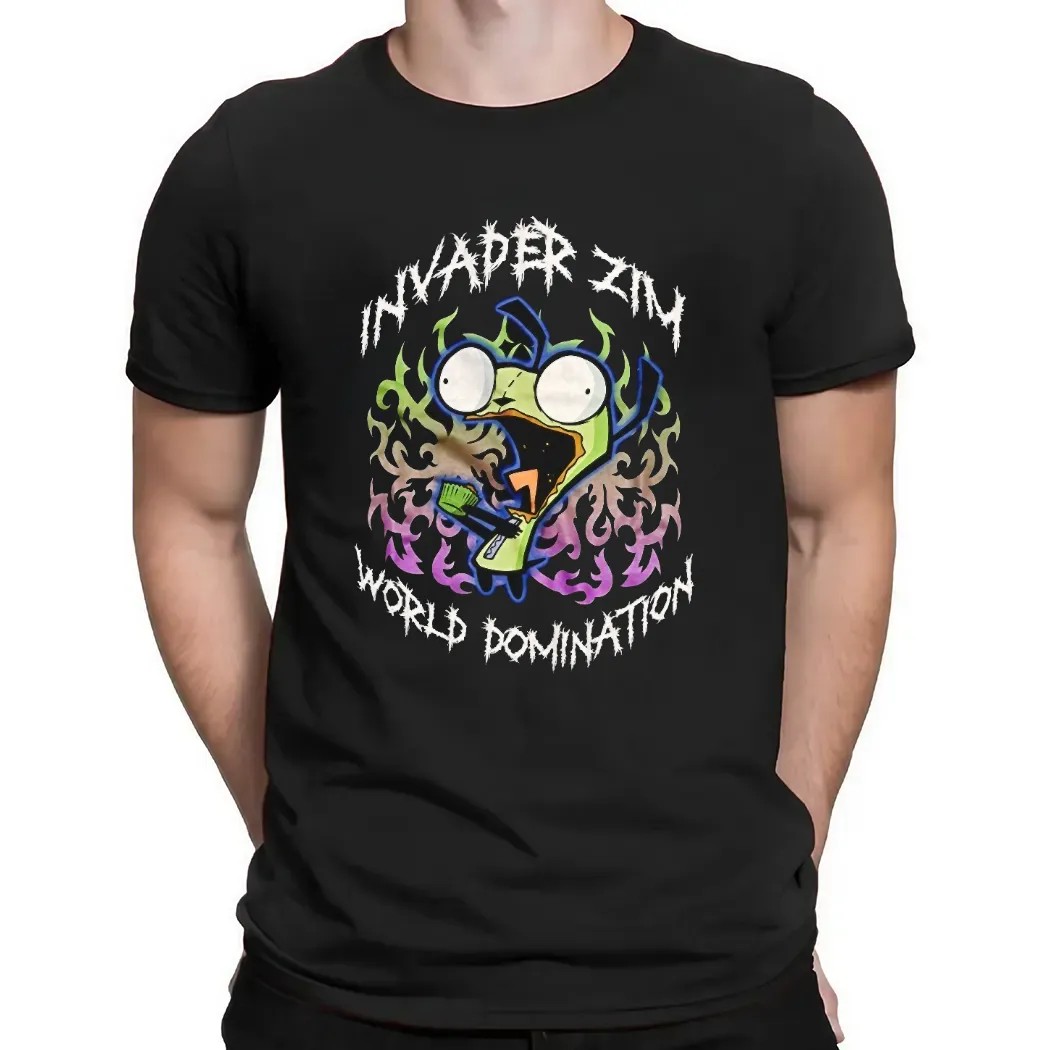 Invader Zim World Domination Graphic T Shirt