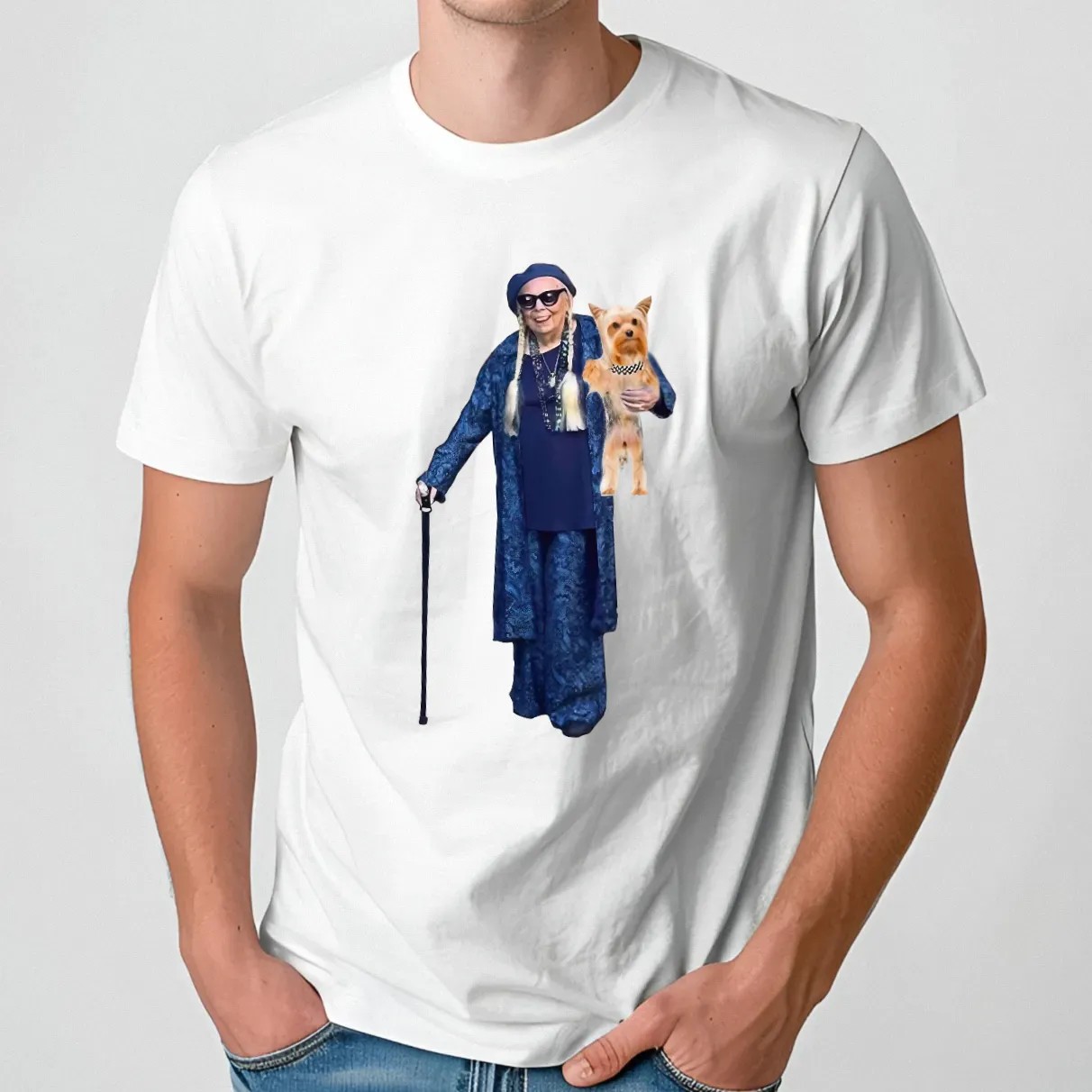 Joni Mitchell And Yorkshire Terrier Meme T Shirt