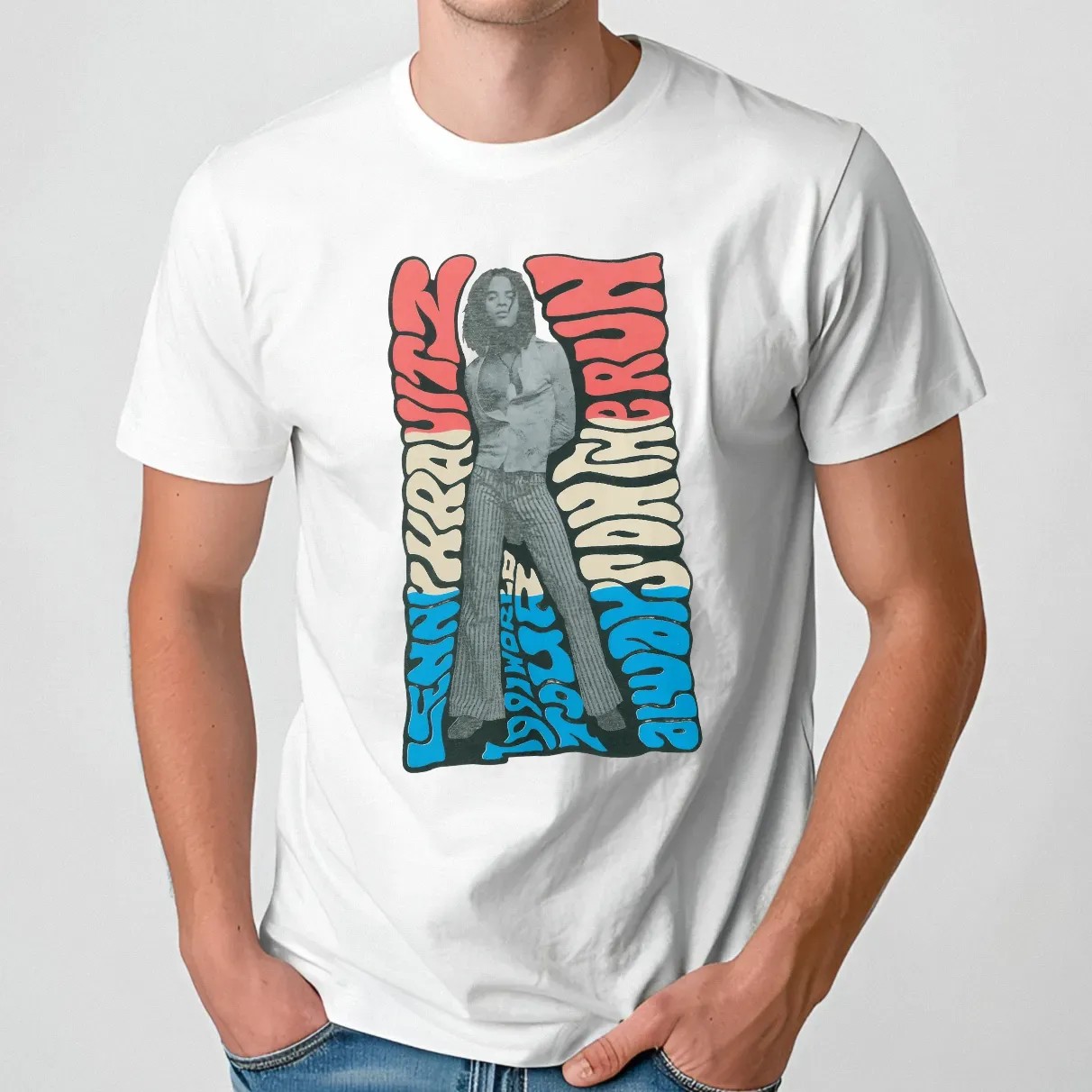 Lenny Kravitz Wavy World Tour 2025 T Shirt