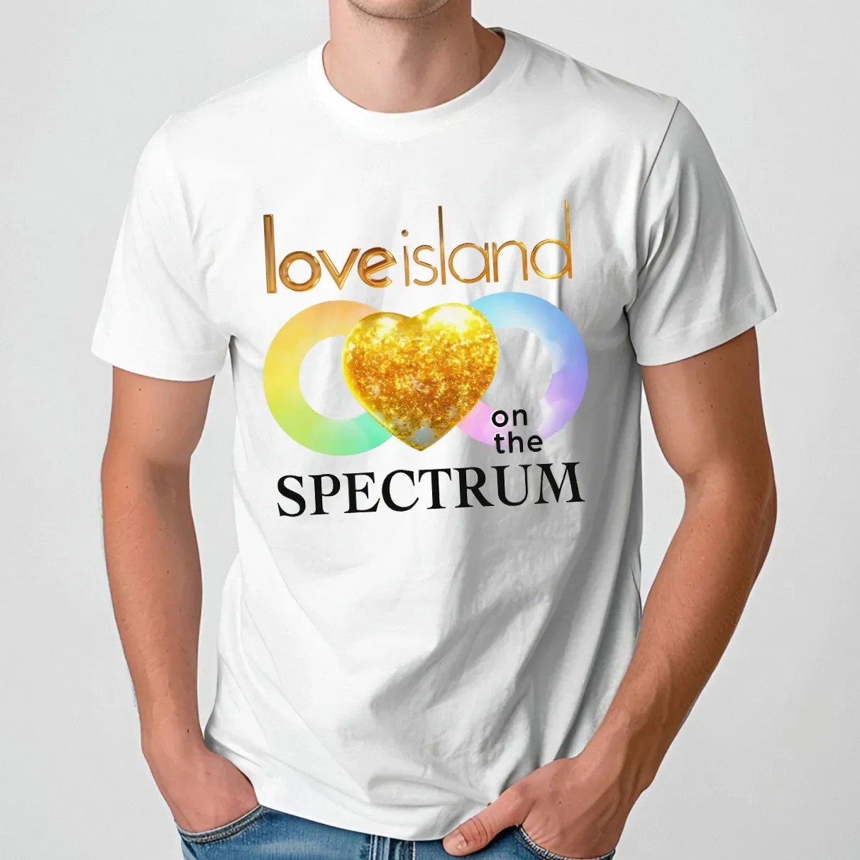 Love Island On The Spectrum Heart T Shirt
