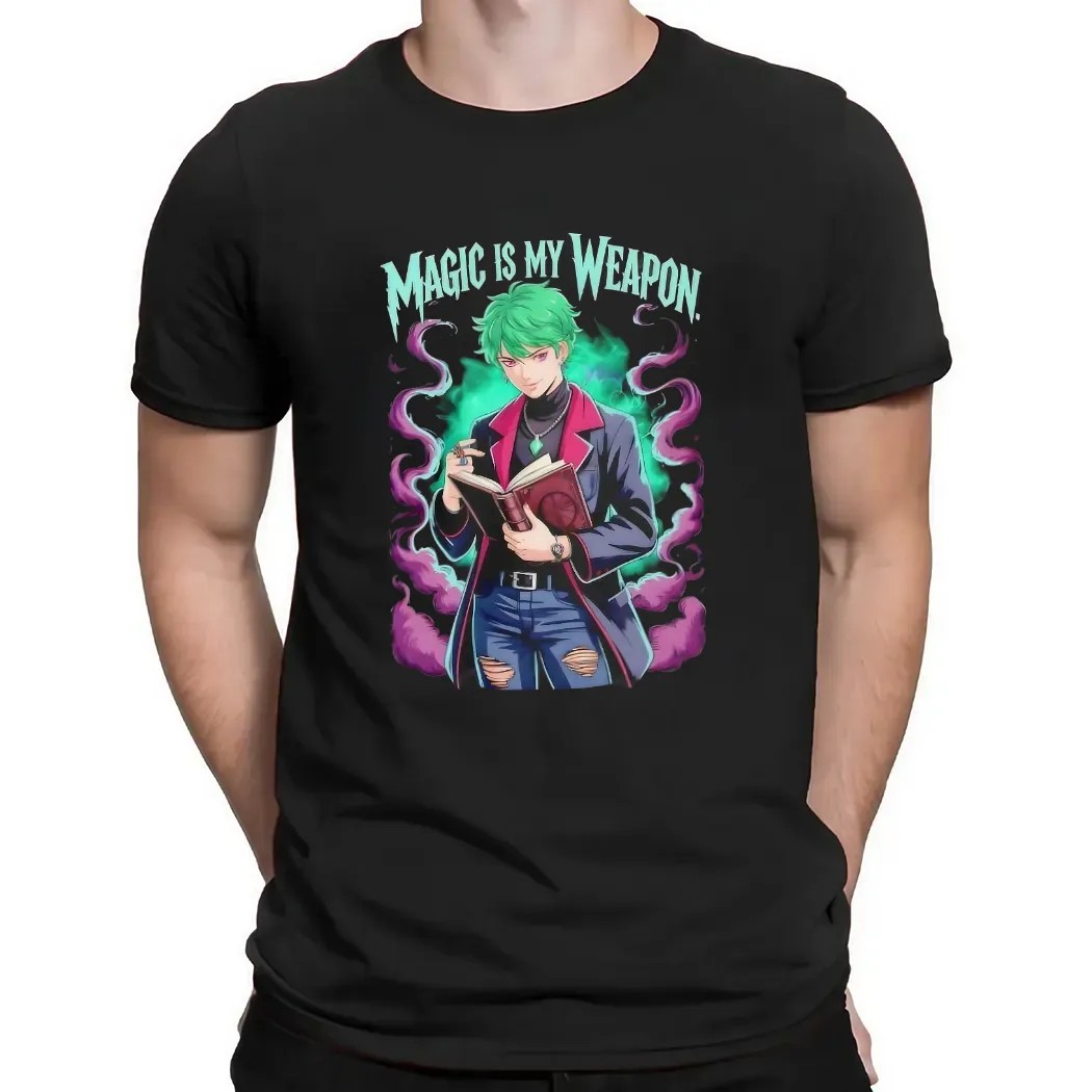 Magic Is My Weapon Fantasy Arcane Style T Shirt