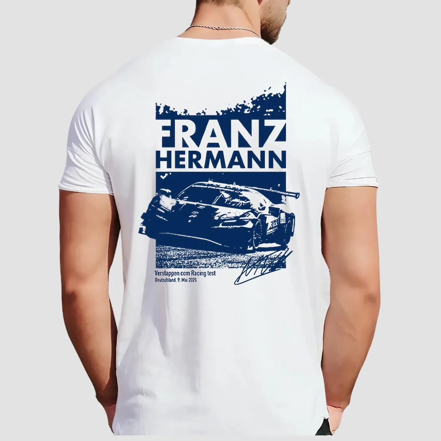 Max Verstappen Franz Hermann 2025 Signature T Shirt