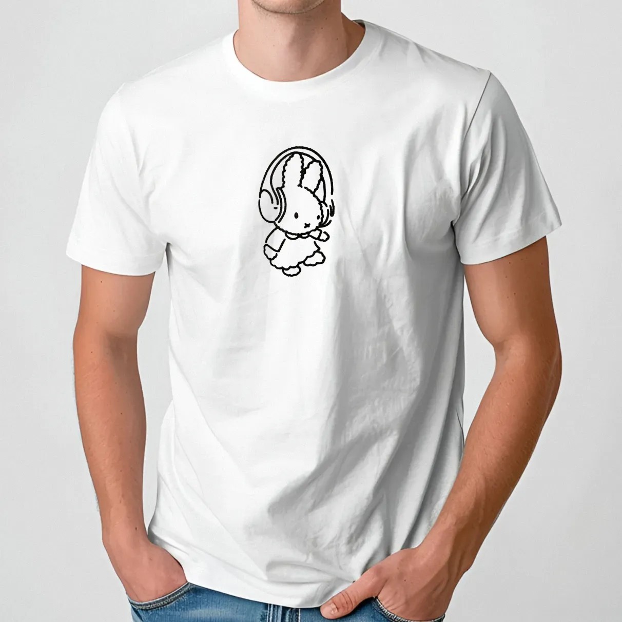 Miffy Headphone T Shirt