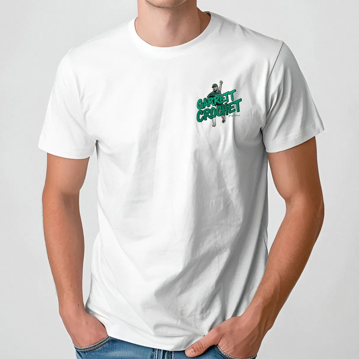 NESN Garrett Crochet Boston Red Sox T Shirt