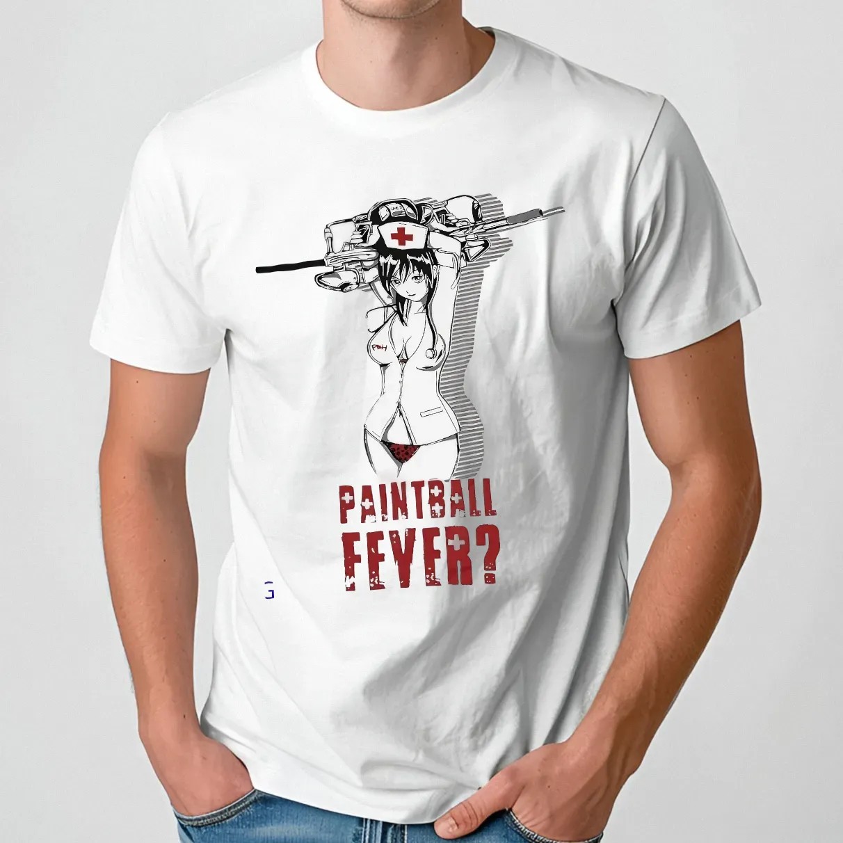 Nurse Paintball Fever Anime T Shirt