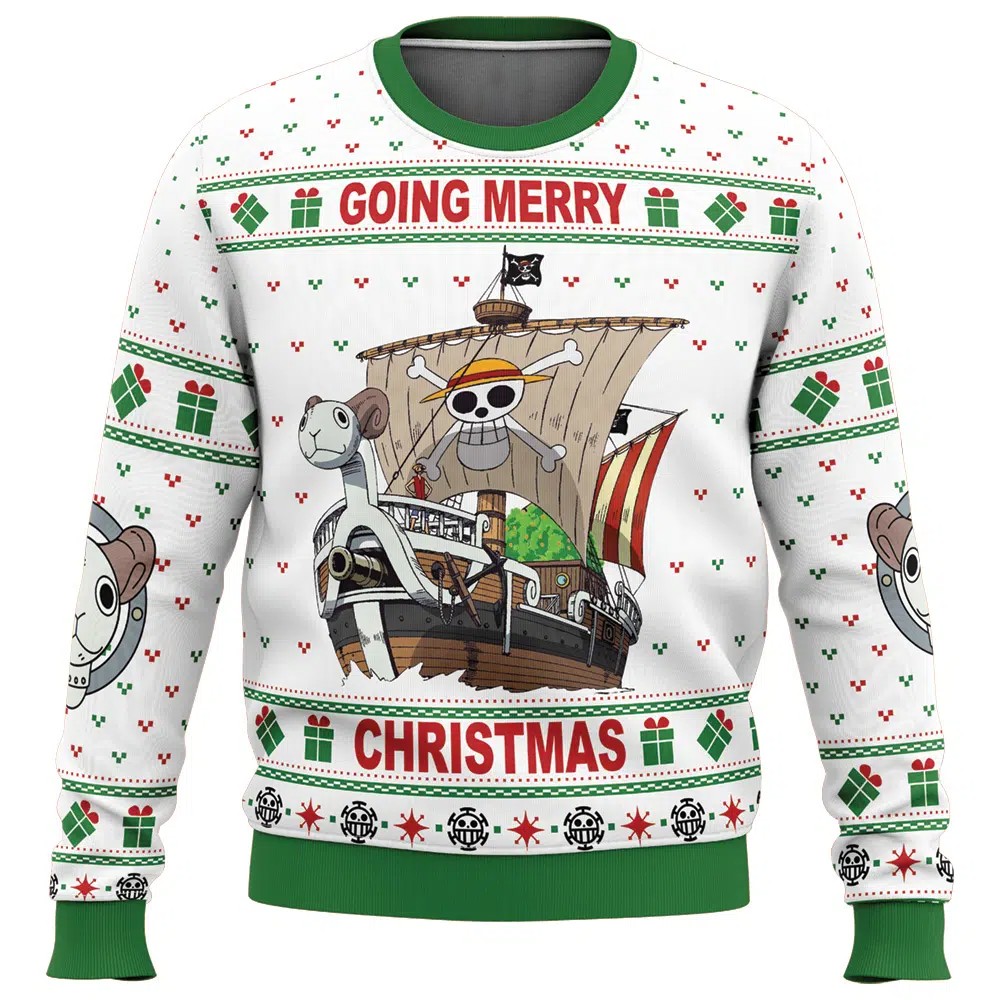 One Piece Going Merry Christmas Ugly Christmas Sweater