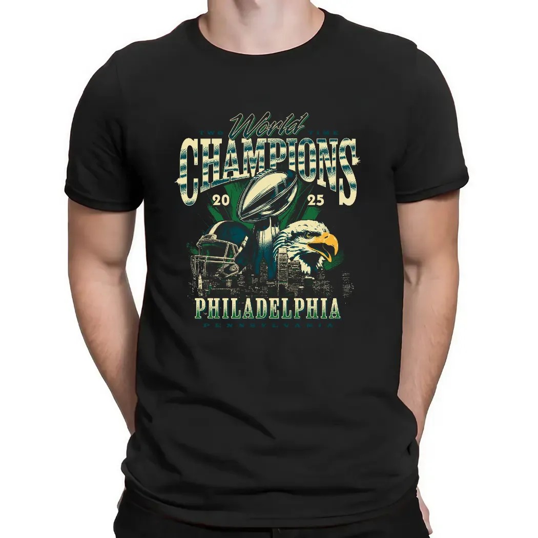 Philadelphia Eagles World Champions 2025 T Shirt