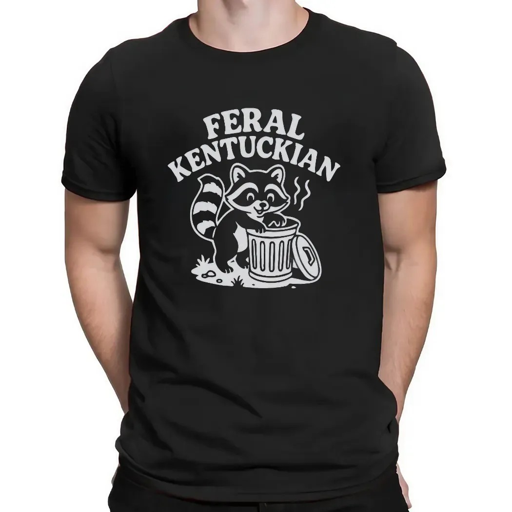 Raccoon Feral Kentuckian T Shirt