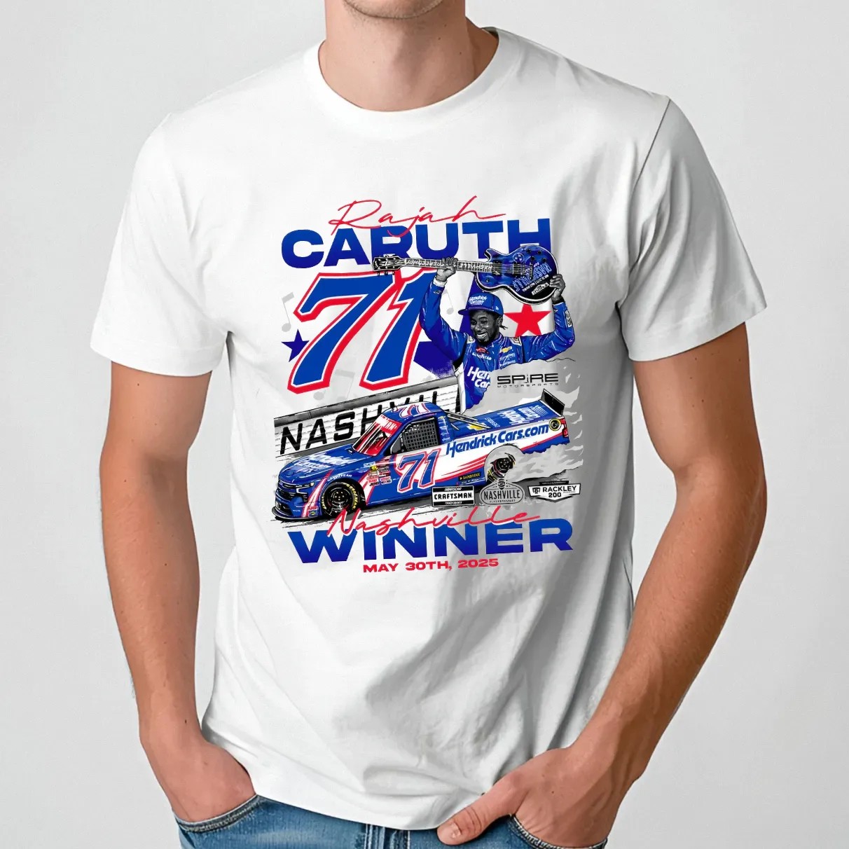 Rajah Caruth 71 NCTS Nashville Winner 2025 T Shirt