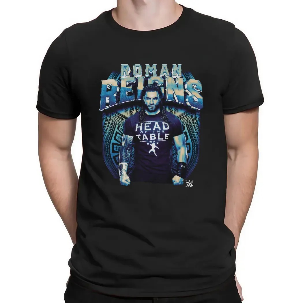Roman Reigns Retro Bitmap Graphic T Shirt