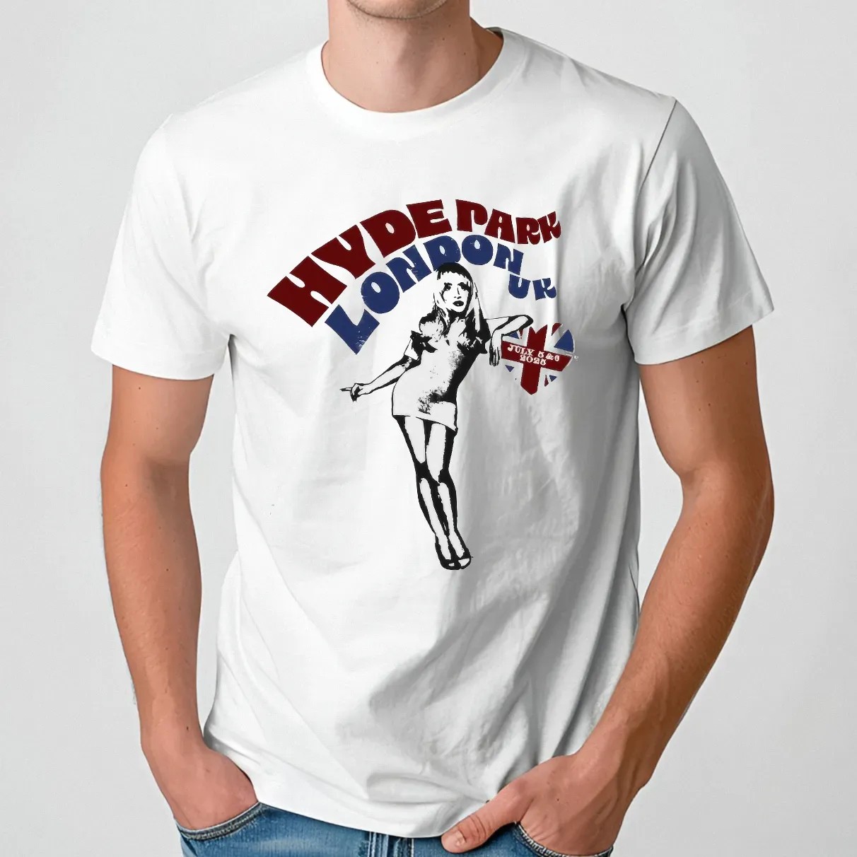 Sabrina Carpenter Hyde park London july 2025 T shirt