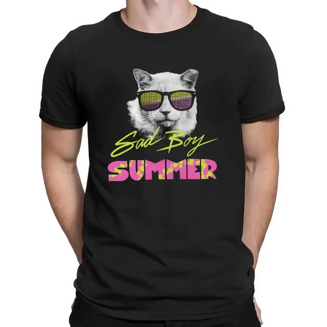 Sad Boy Summer Cool Meme Cat T Shirt