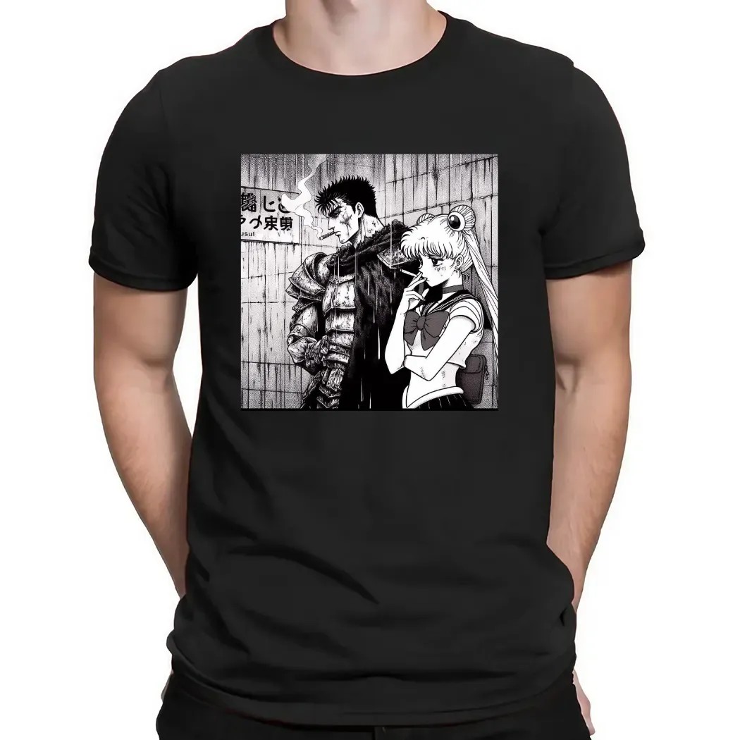Sailor Moon Smoking Berserk Shirt