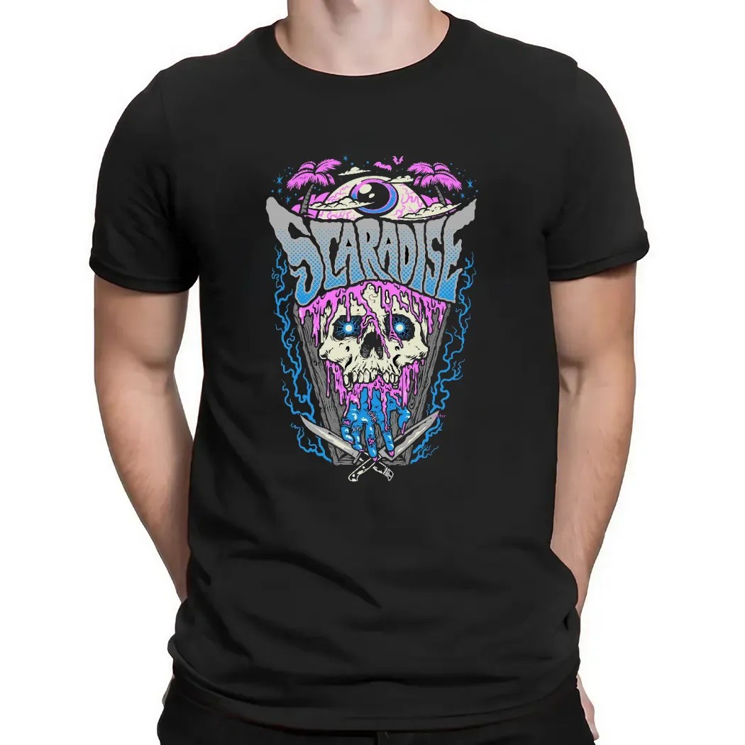 Scaradise Skull Horror T Shirt