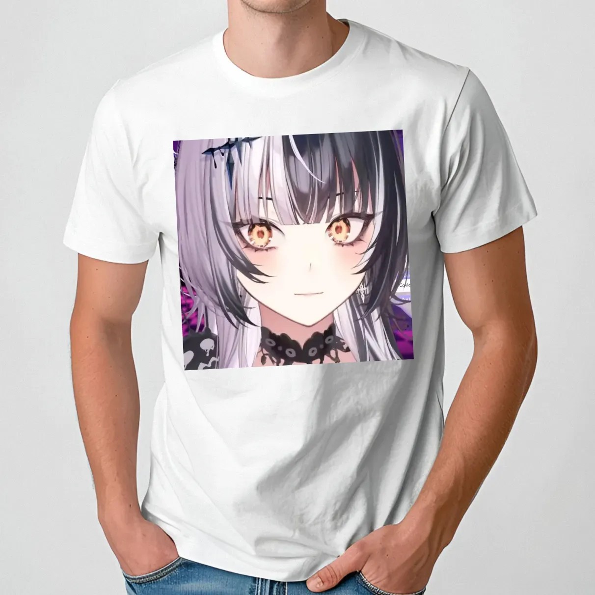 Shiori Maid Hololive Vtuber Portrait T Shirt