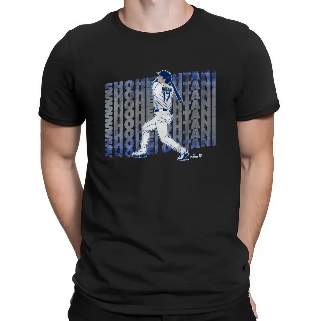 Shohei Ohtani Los Angeles Dodgers Name Repeat T Shirt