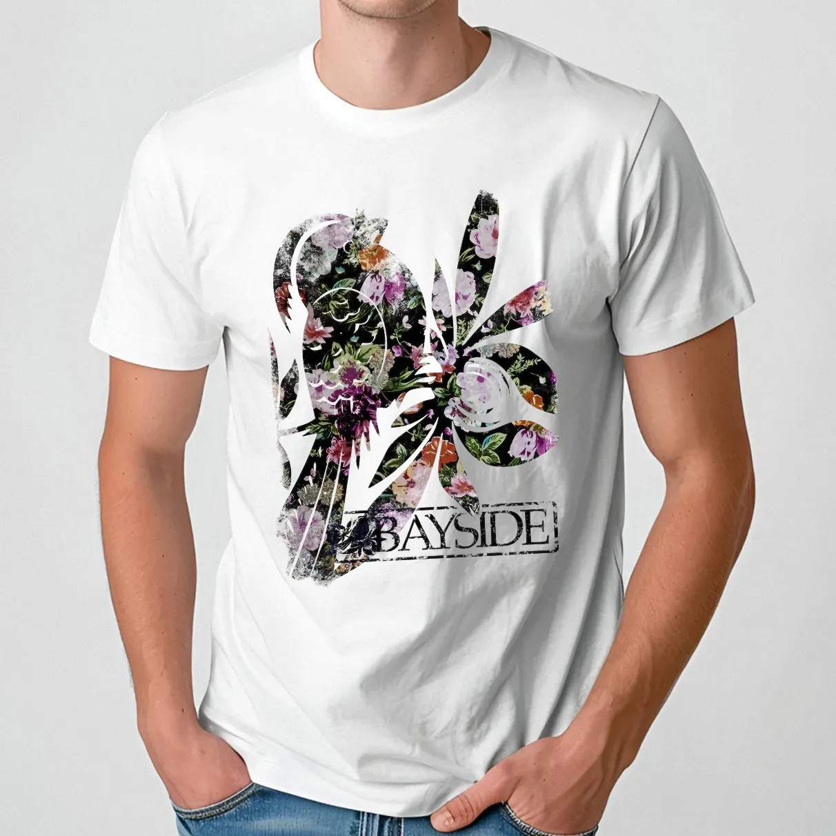 Shudder Bird Floral T Shirt