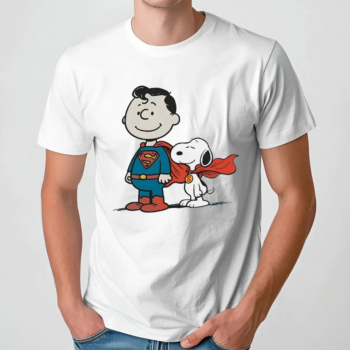 Snoopy And Charlie Brown Superpeanuts Meme T Shirt