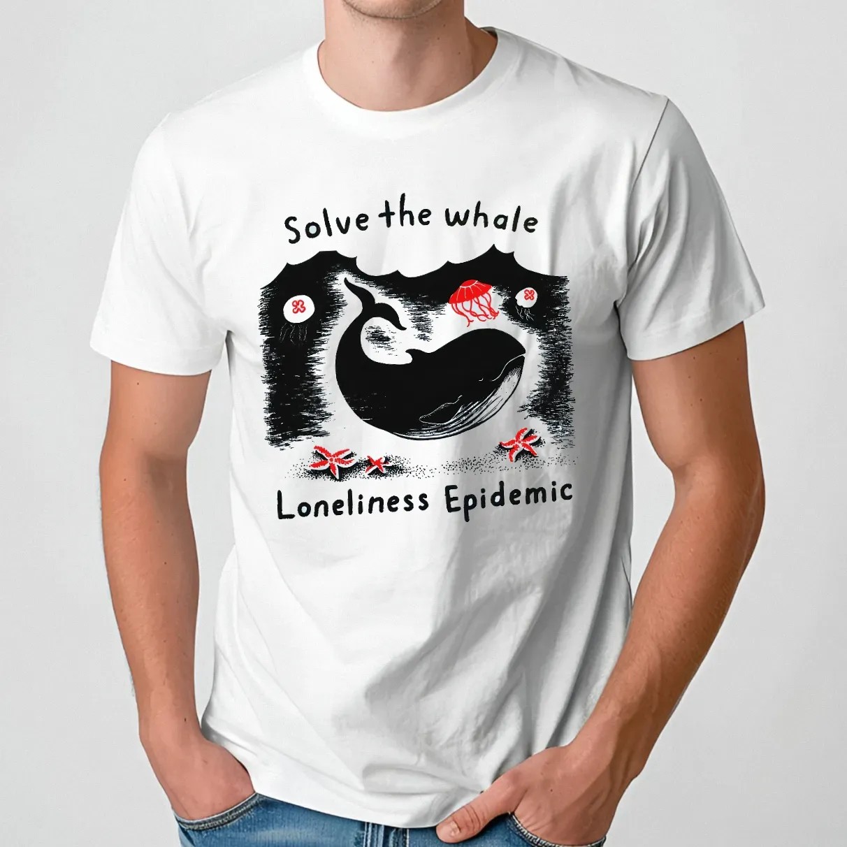 Solve The Whale Loneliness Epidemic Oceanic T Shirt