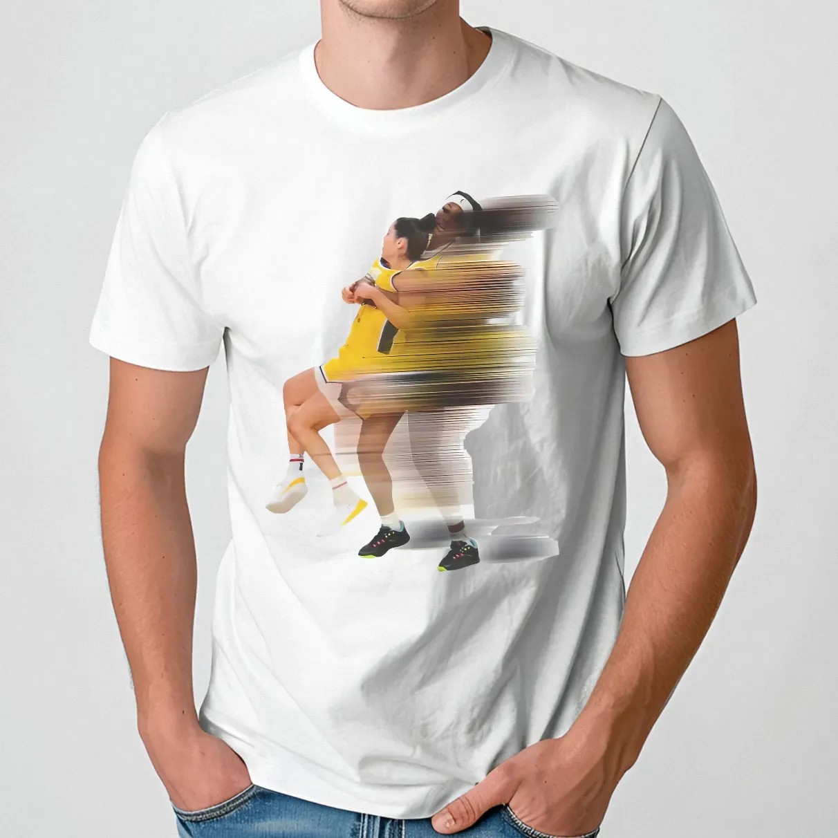 Spark Of Emotions Motion Blur Sports T Shirt