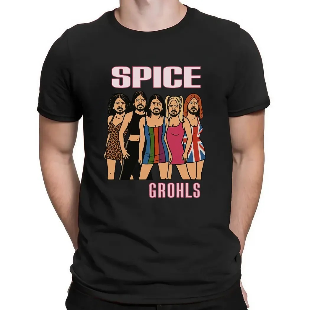 Spice Girls Dave Grohl Edition Rock Band T Shirt