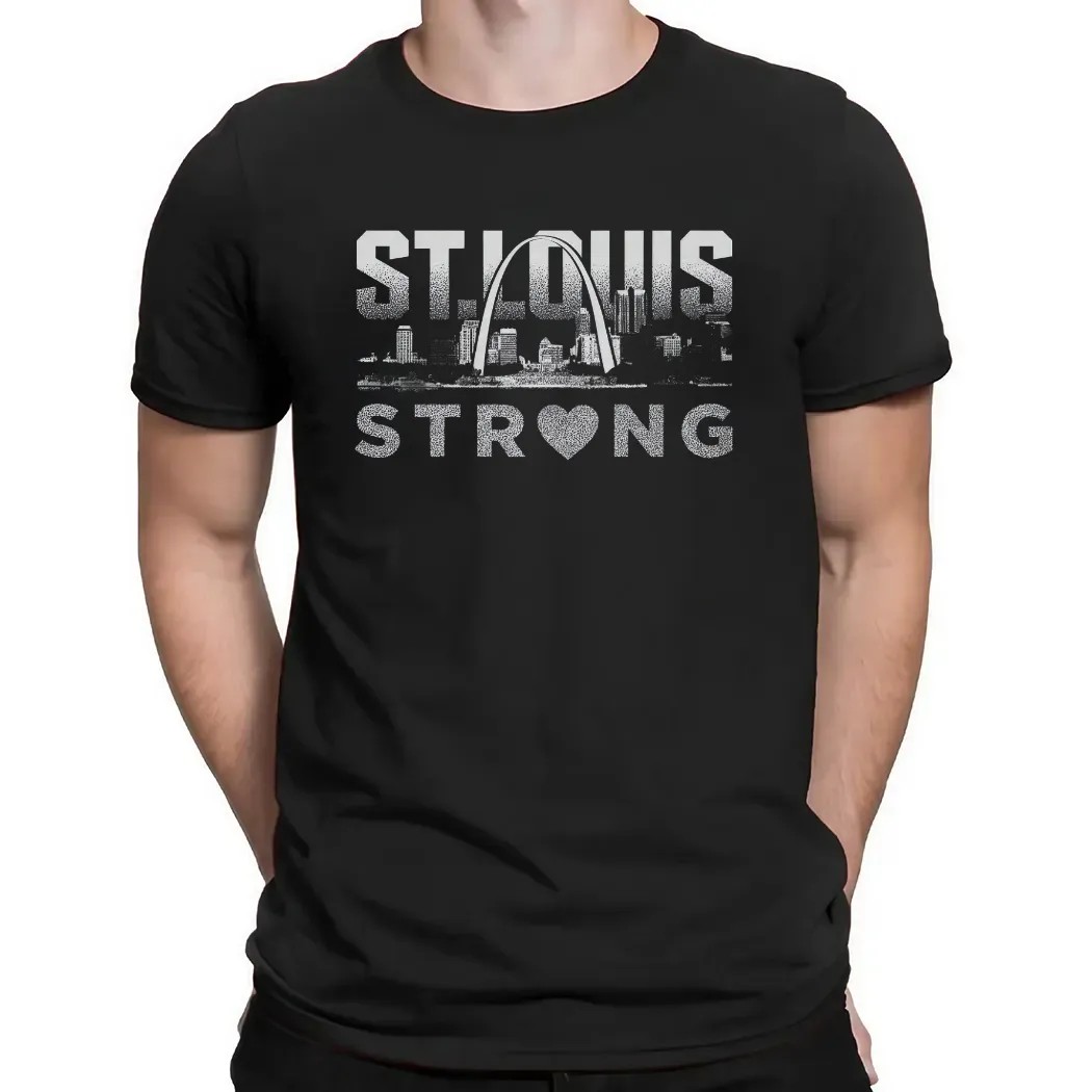 St. Louis Strong City Silhouette T Shirt