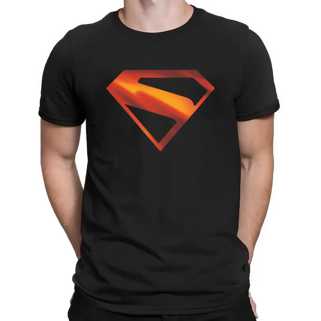 Superman 2025 Movie Stylized S-shield T Shirt