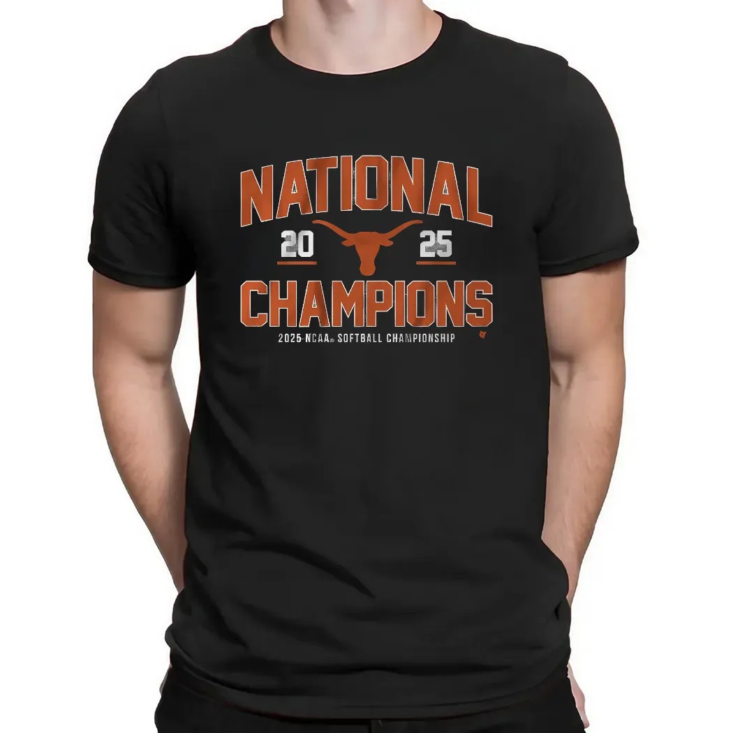 Texas Longhorn Softball 2025 NCAA Champions T Shirt