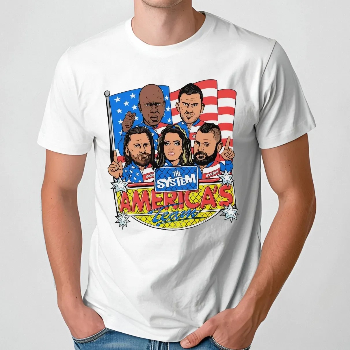 The System America’s Team Carituries T Shirt
