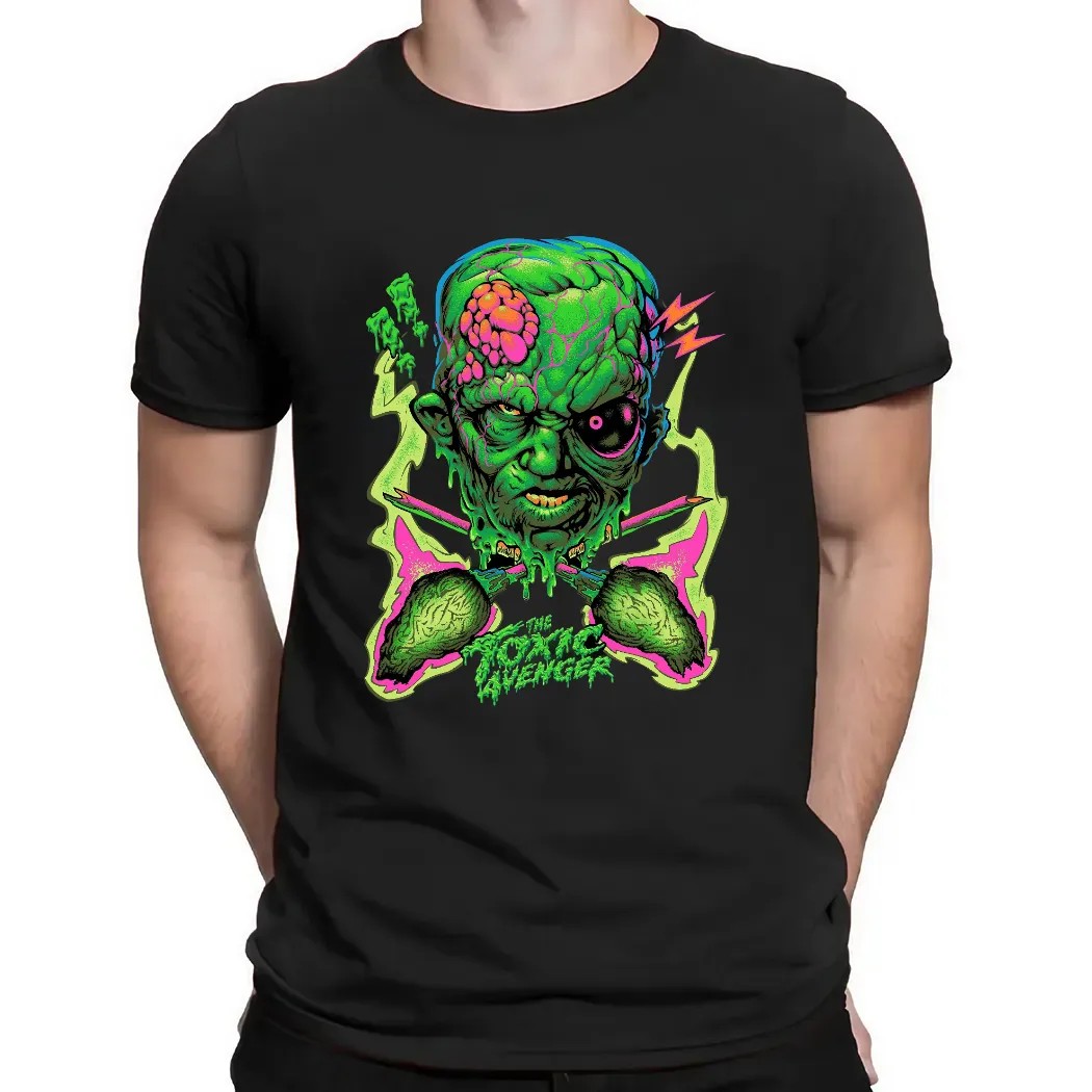 The Toxic Avenger Puke Green Fighting Machine T Shirt